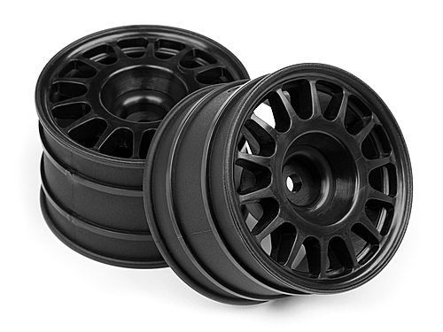 Диски ралли 1/8 - WR8 BLACK (48X33MM) 2шт [ WR8 RALLY OFF-ROAD