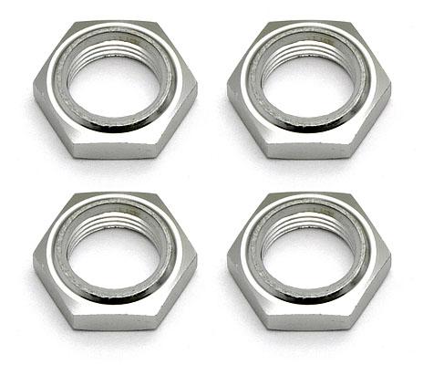 Гайки колес 1/8 контрящиеся - Nyloc , silver (4шт) [ Nyloc Whee