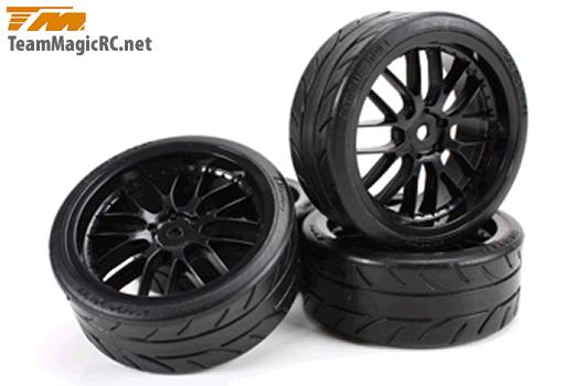 Колеса дрифт 1/10 в сборе - Radials 2.2