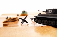 1/72 танковый бой GERMAN TIGER I + RUSSIA T34