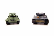 1/72 танковый бой GERMAN TIGER I + RUSSIA T34
