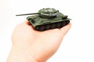 1/72 танковый бой GERMAN TIGER I + RUSSIA T34