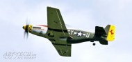 Радиоуправляемый самолет 400 Class P-51D с убирающимся шасси ком