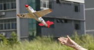 Радиоуправляемый самолет Mini P-51B полный комплект с б/к двигат