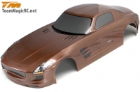 Кузов 1/10 с обвесом - S15 (190mm) окрашен / коричневый/ с отраж