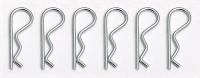 Клипсы кузовные 1/8 (6шт)  [ Large Hood Pins ]