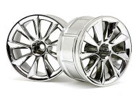 Диски туринг 1/10 - LP32 ATG RS8 CHROME (2шт)  [ LP32 WHEEL ATG