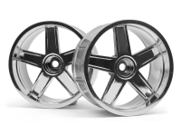 Диски туринг 1/10 - LP35 MF TYPE Хром (9мм OFFSET/2шт)  [ LP35 W