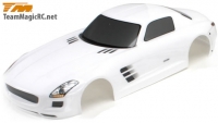 Кузов туринг/дрифт 1/10 с аксессуарами (SLS 190mm, White) окраше