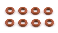 Кольца силиконовые RED O-RINGS (8шт)  [ Red Silicone O-Ring ]