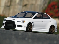 Кузов туринг 1/10 - MITSUBISHI LANCER EVO X (200mm) некрашеный