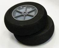 Резиновое колесо 3 d4xH30мм 32гр 2 шт. (HP06-3309)